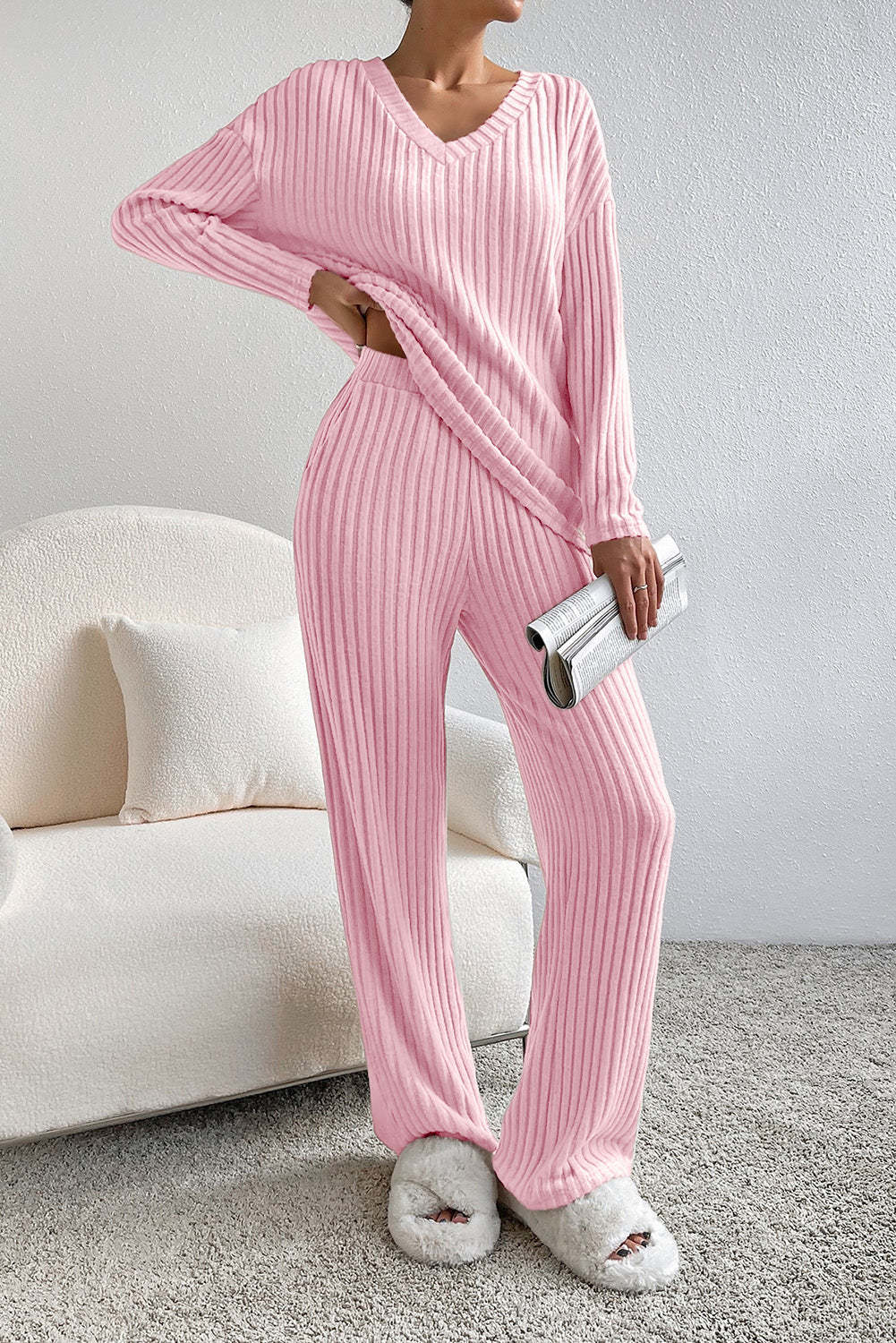 Women's Two-piece Autumn Fashion Casual Straight Loose Suits