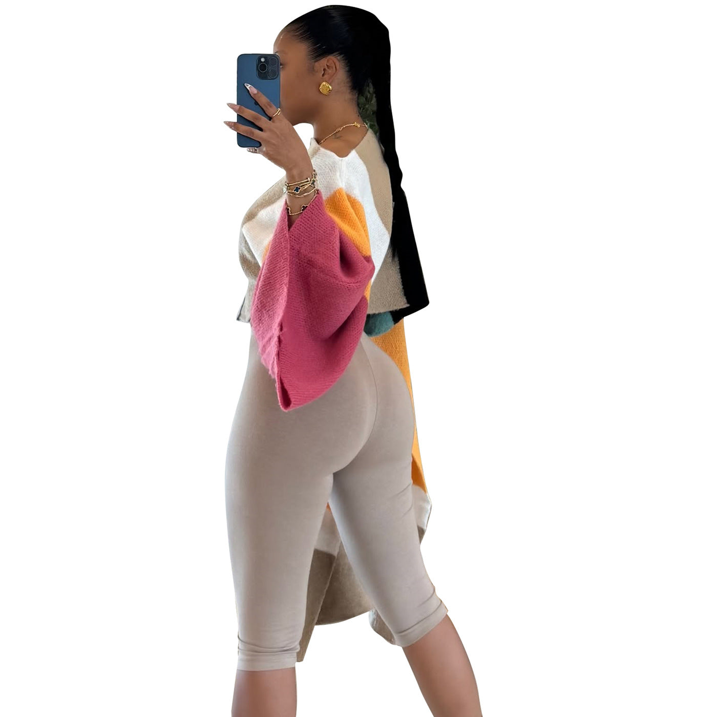 Women's Cool Slouchy Casual Knitted Irregular Sweaters