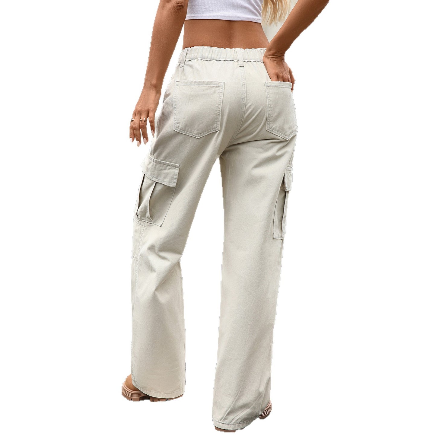 Retro Overalls American High Street Loose Jeans