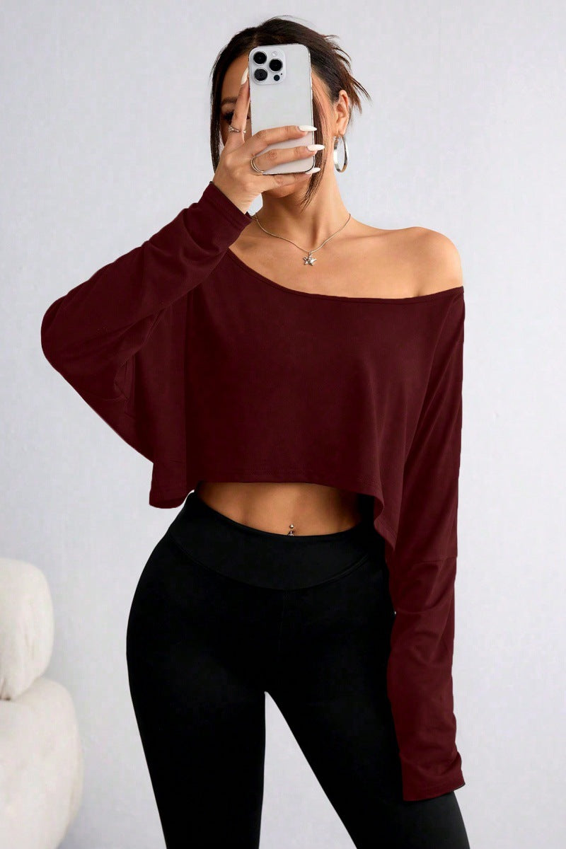 Durable Slouchy Spring Loose Bottoming Fashion Blouses