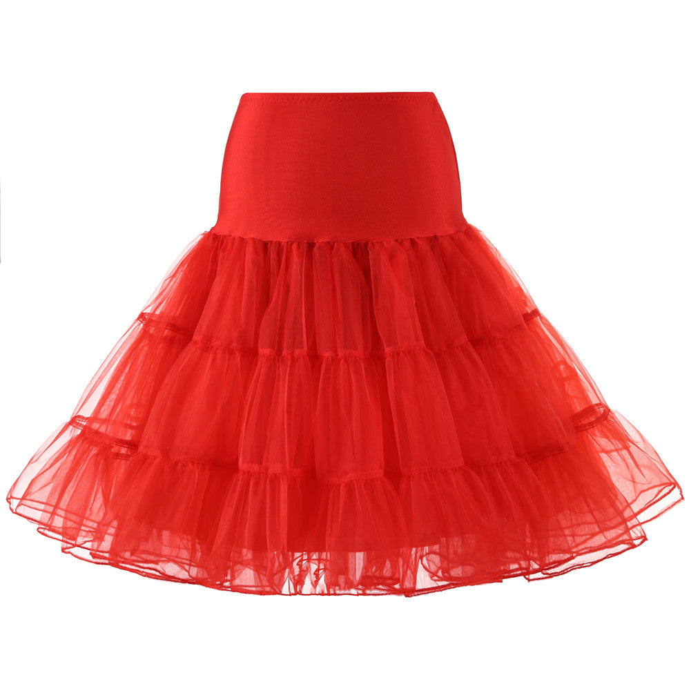 Boneless Gauze Crinoline Violent Color Slip Wedding Dresses