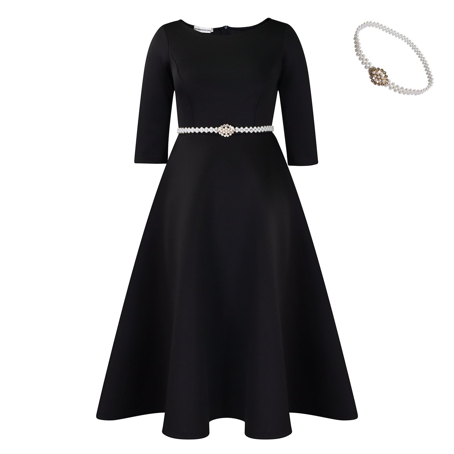 Solid Color Large Swing Elegant Dress Skirts