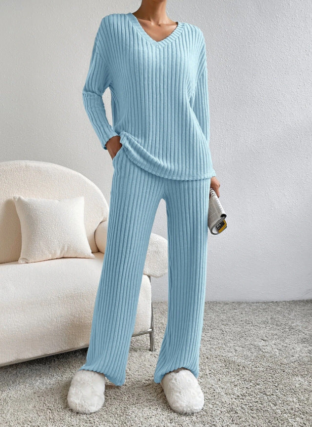 Women's Two-piece Autumn Fashion Casual Straight Loose Suits