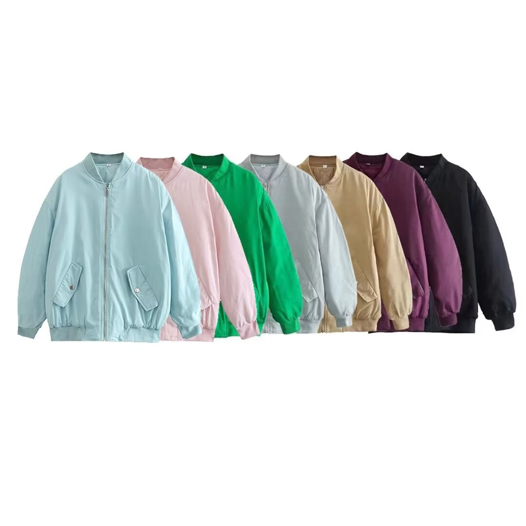 Women's & Men's & Summer Cotton With Solid Color Jackets