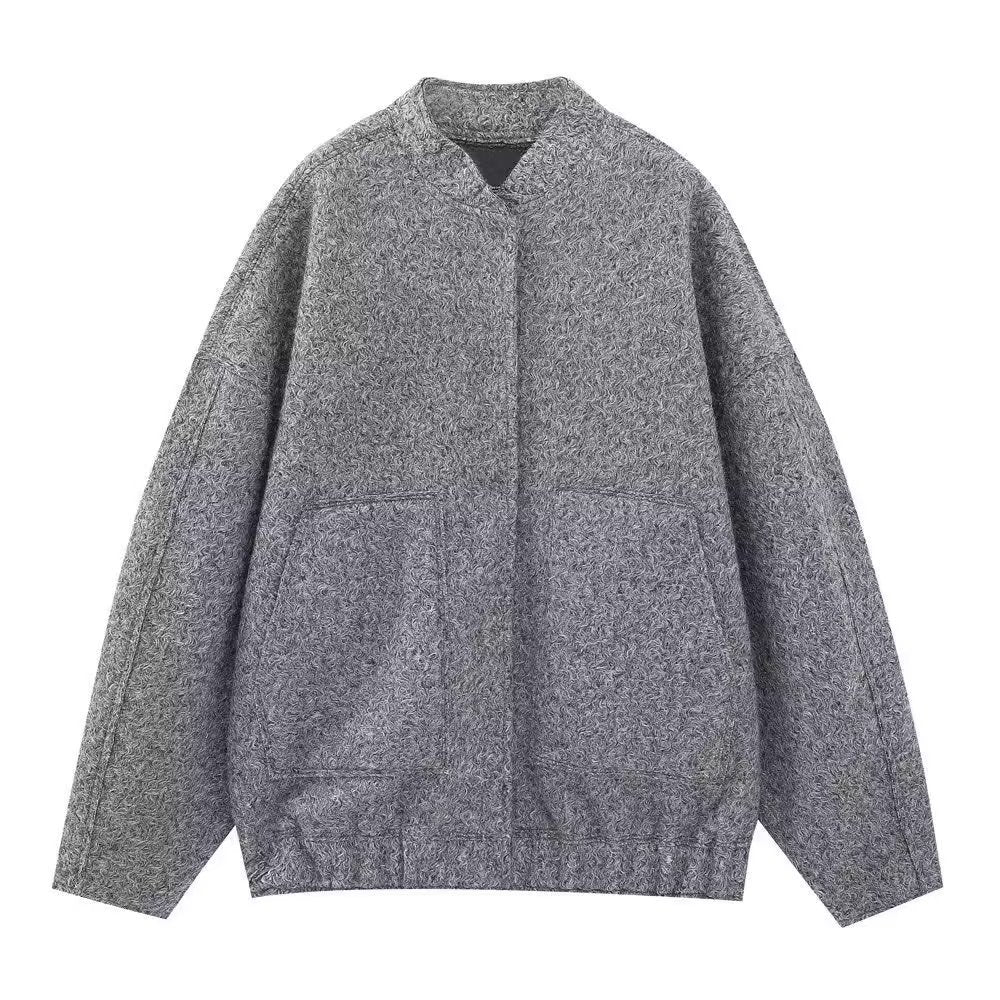 Women's Pretty Urban Casual Pilot Woolen Jackets