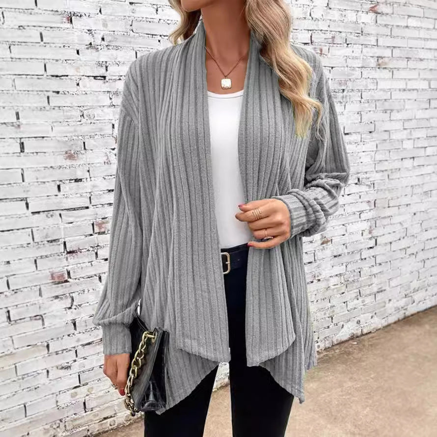 Women's Long Sleeve Solid Color Loose Jackets