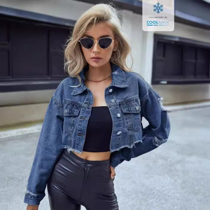 Women's Popular Beautiful Casual Fashion Denim Jackets