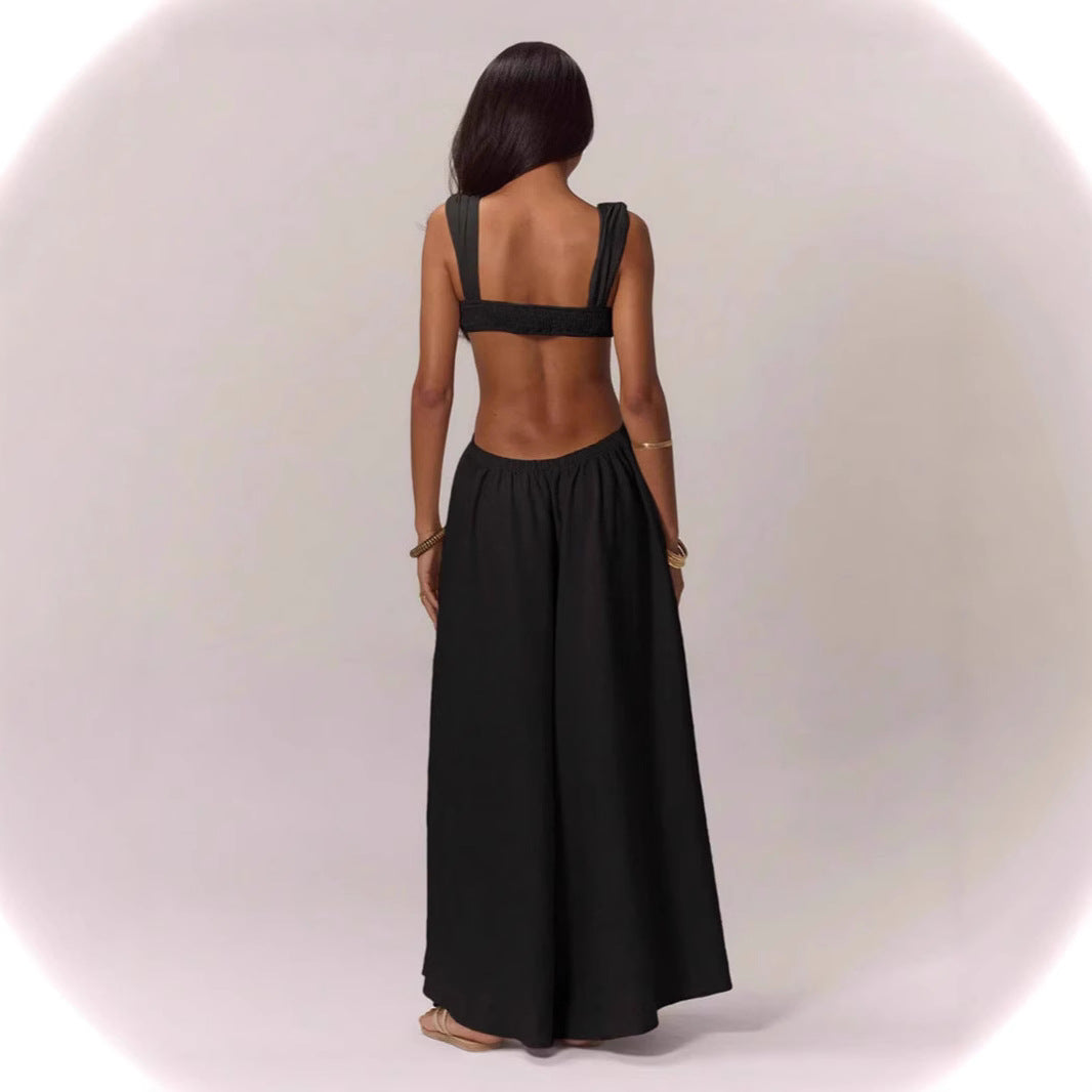 Women's Party Dress Sexy Suspender Trousers Jumpsuits