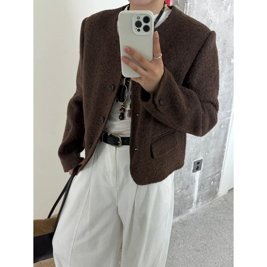Yi Fa Mei Alpaca Korean Style Vests