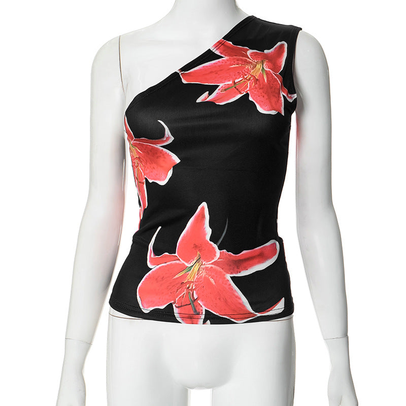 Women's Summer Printed Casual Versatile T-shirt Blouses