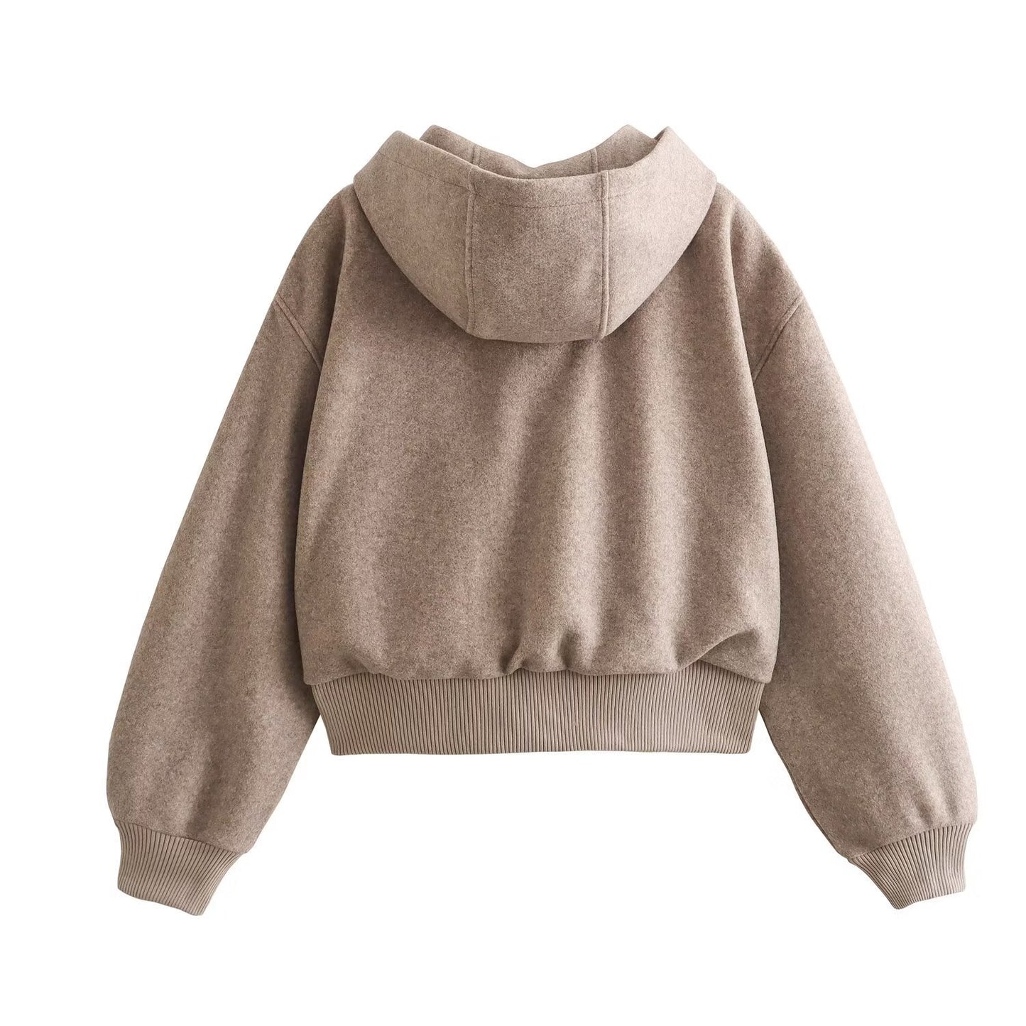 Women's Winter French Style Soft Hood Pilot Jackets