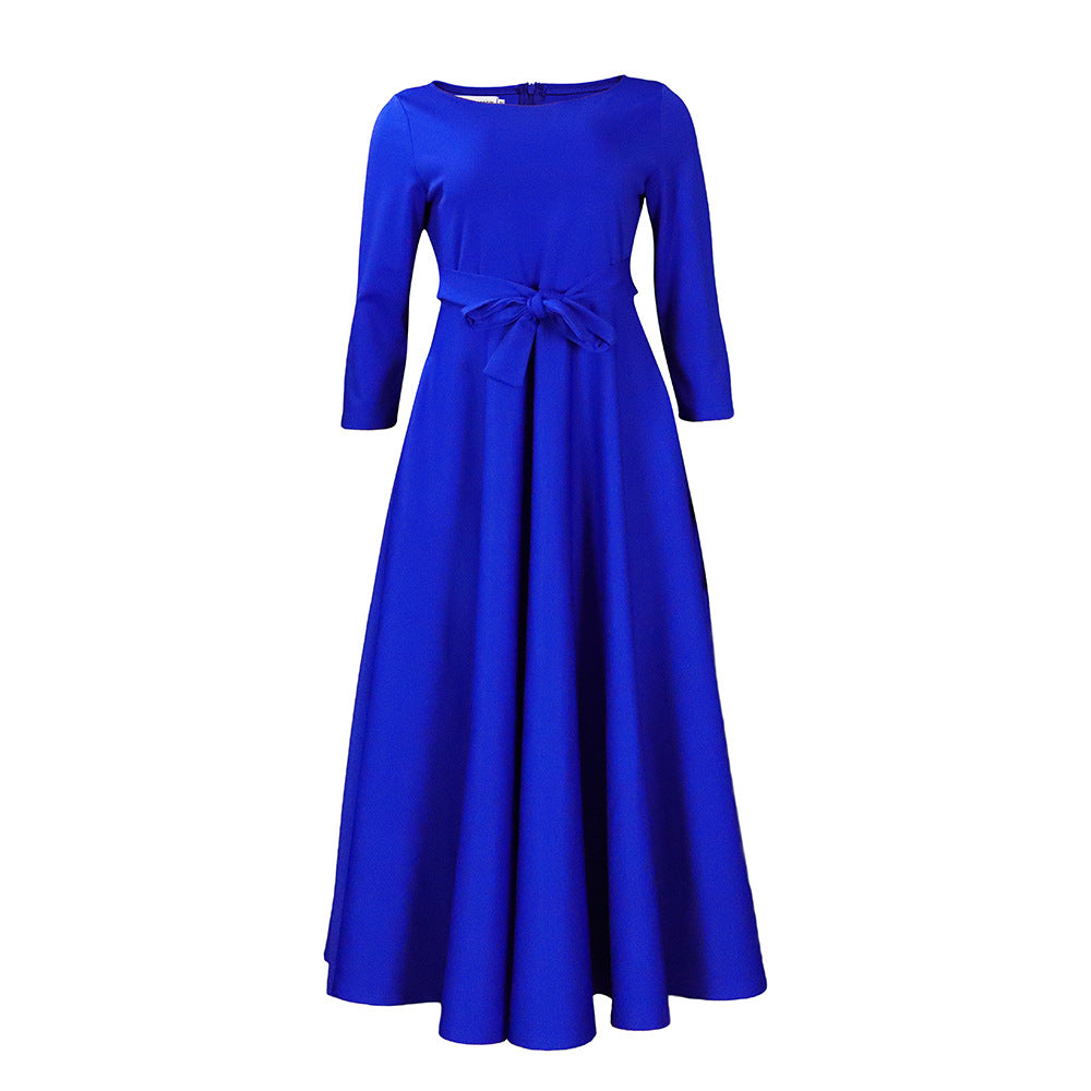 Women's Fashion Elegant Tied Africa Maxi Dress Dresses