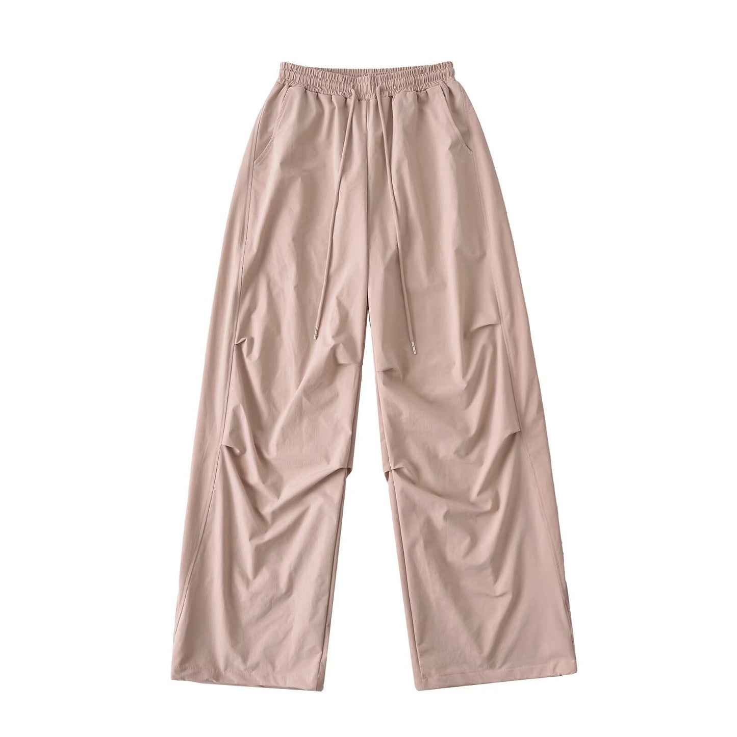 Women's Elastic Waist Drawstring Loose Hip Hop Dance Pants