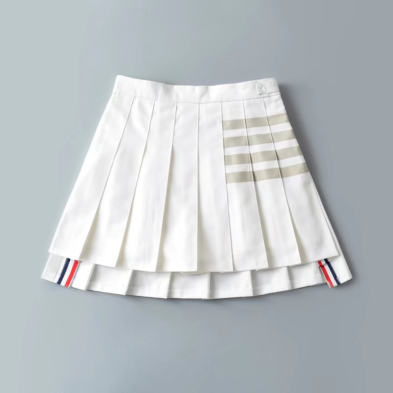 Women's High Waist Preppy Style Irregular Pleated Skirts