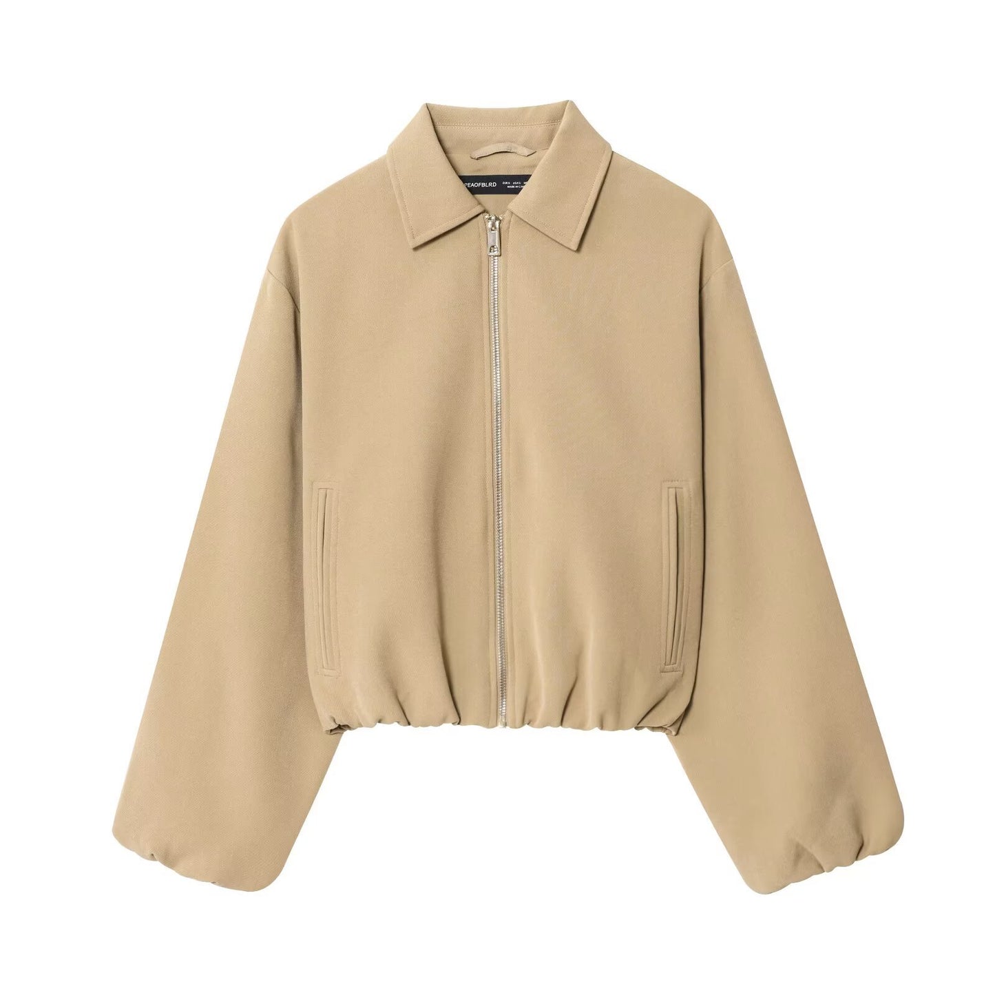 Slouchy New Unique Autumn Zipper Puffy Jackets