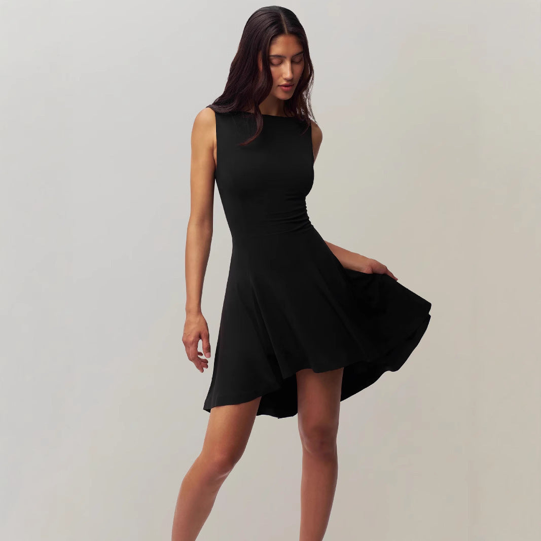 Solid Color Sleeveless Sexy Hot Dress Dresses