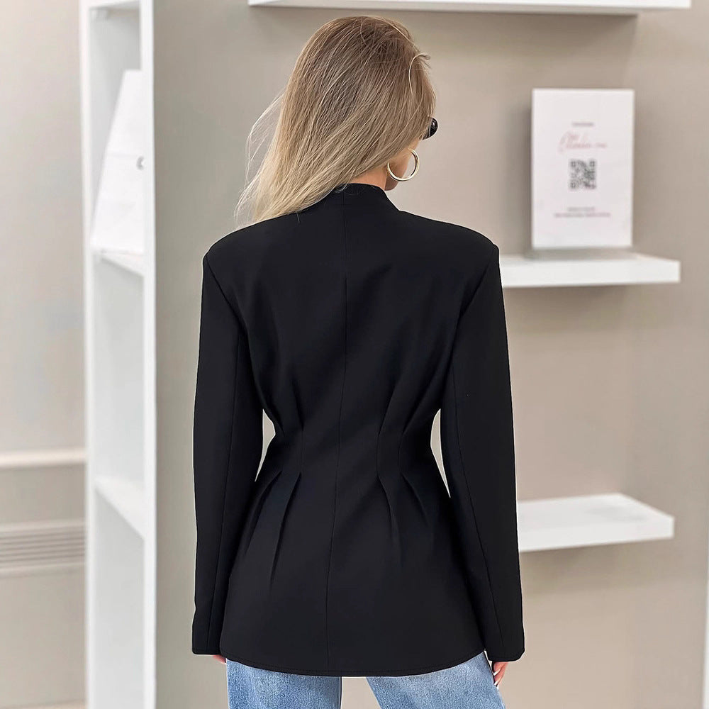Women's Elegant Slim Fit Design Autumn Commuter Blazers