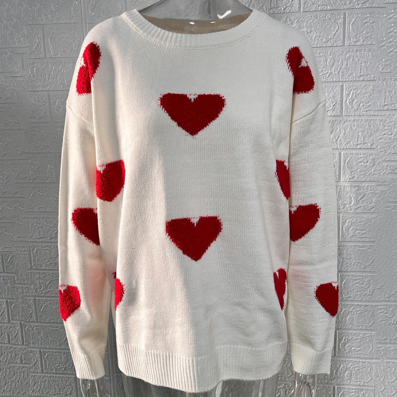 Women's Trendy Charming Love Knitted Pullover Sweaters