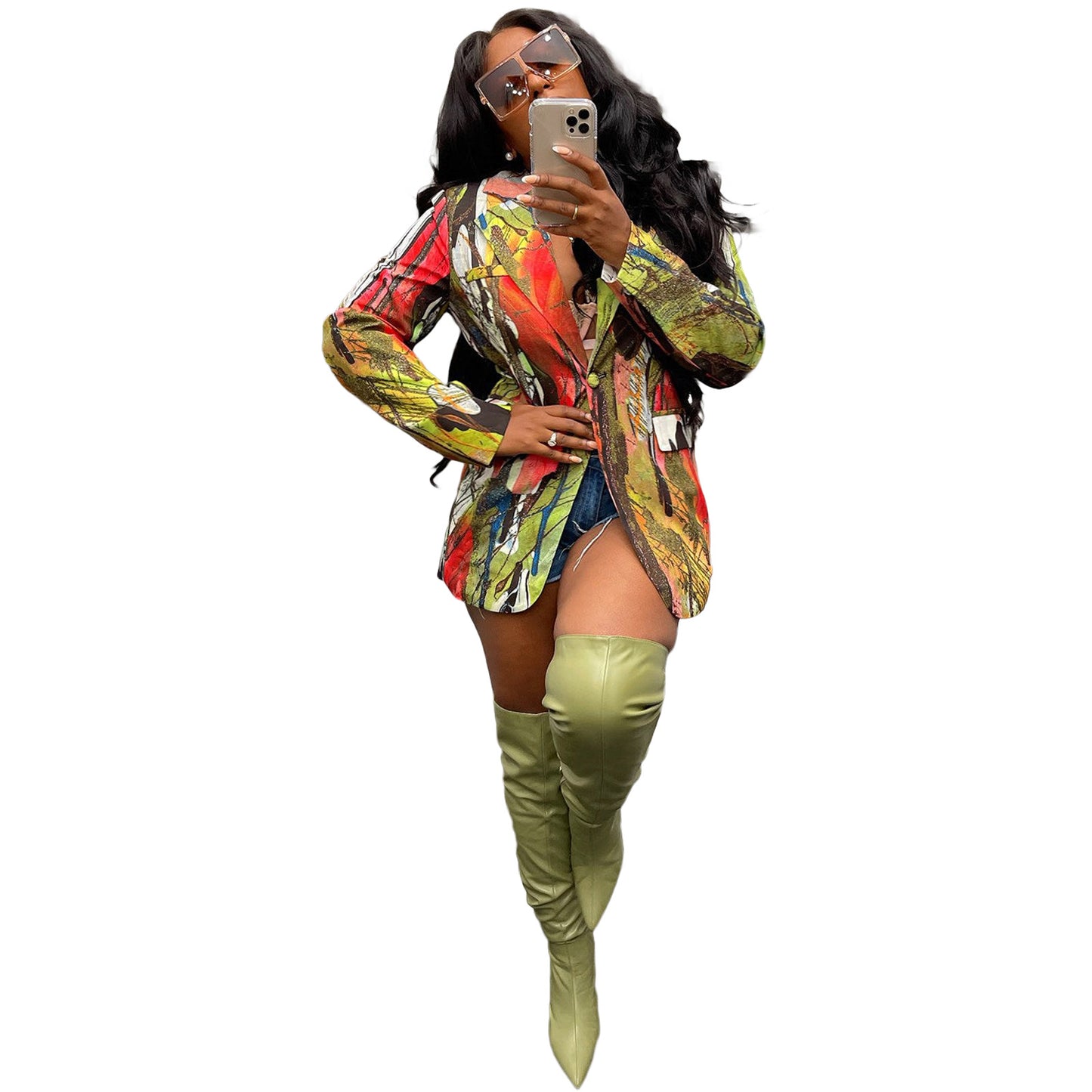 Women's Comfortable Fashion Wear Printed Casual Blouses