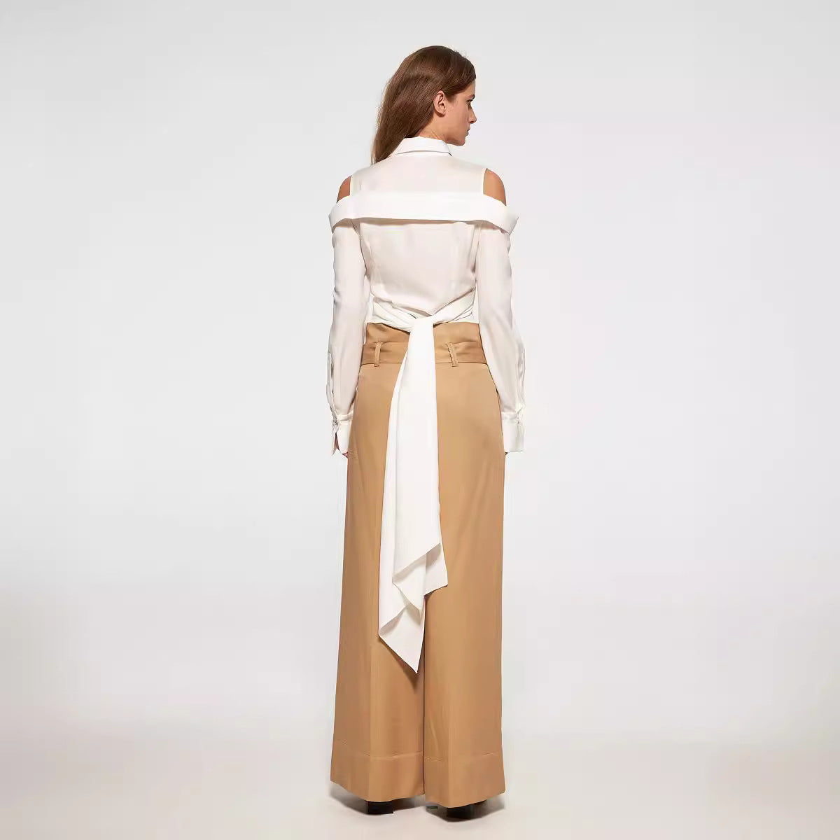 Women's Style Vintage Shirt Elegant Versatile Long Blouses