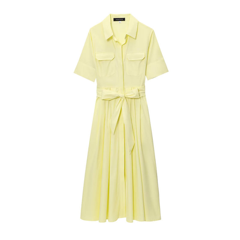 Women's Sense Niche Slim Fit Slimming Casual Dresses