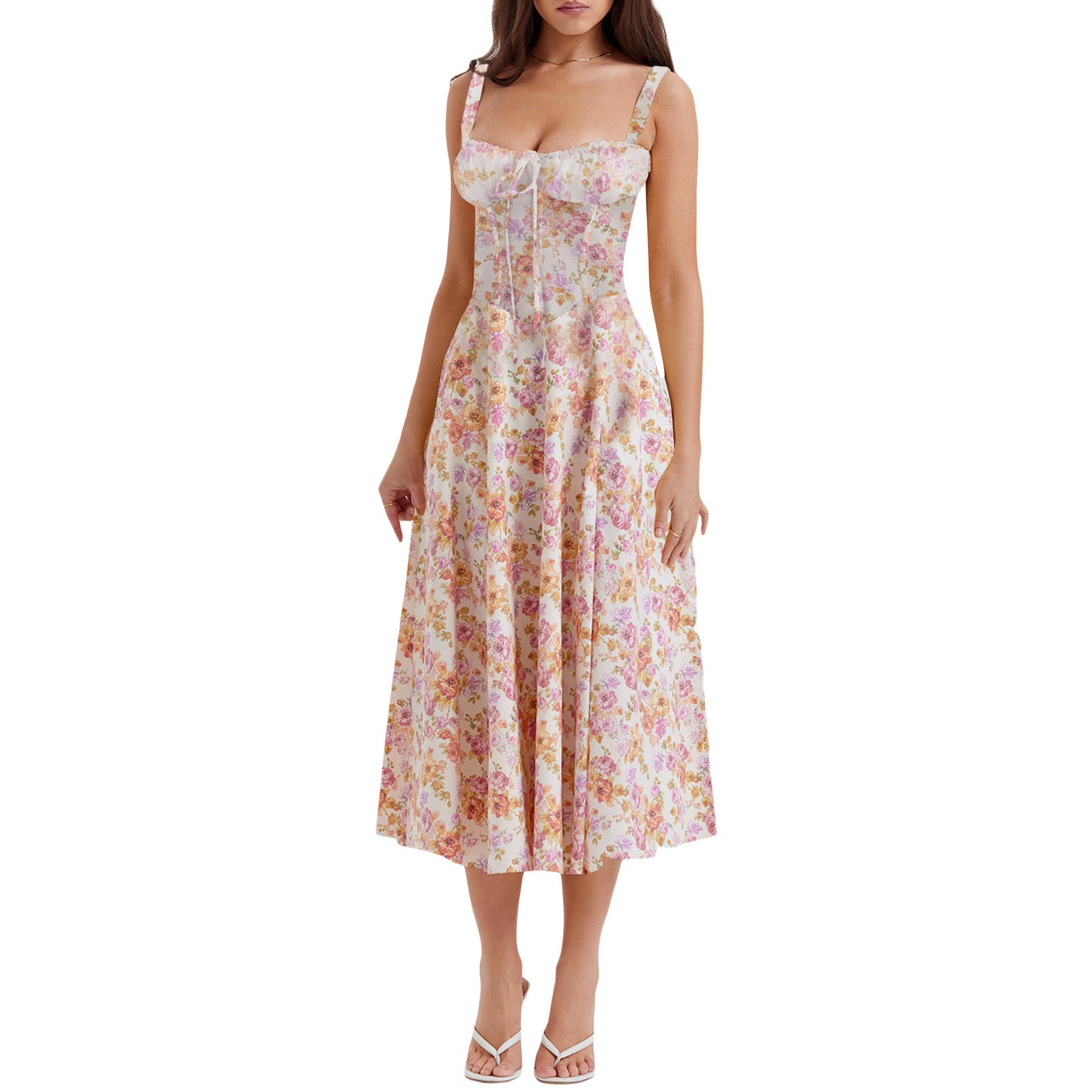 Women's Summer Graceful Fashionable High-grade Suspenders Gentle Dresses