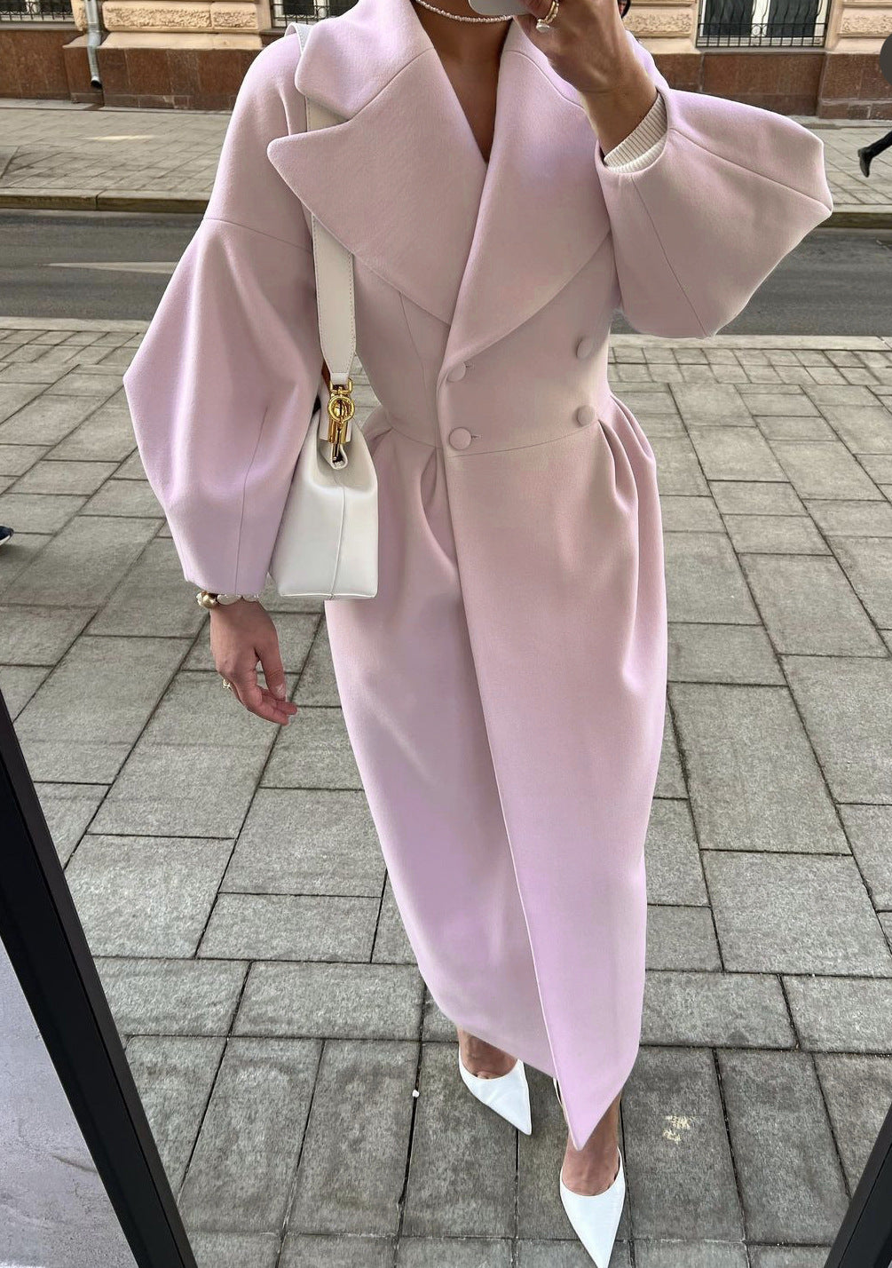 Vintage Court Style Lantern Sleeve Large Coats