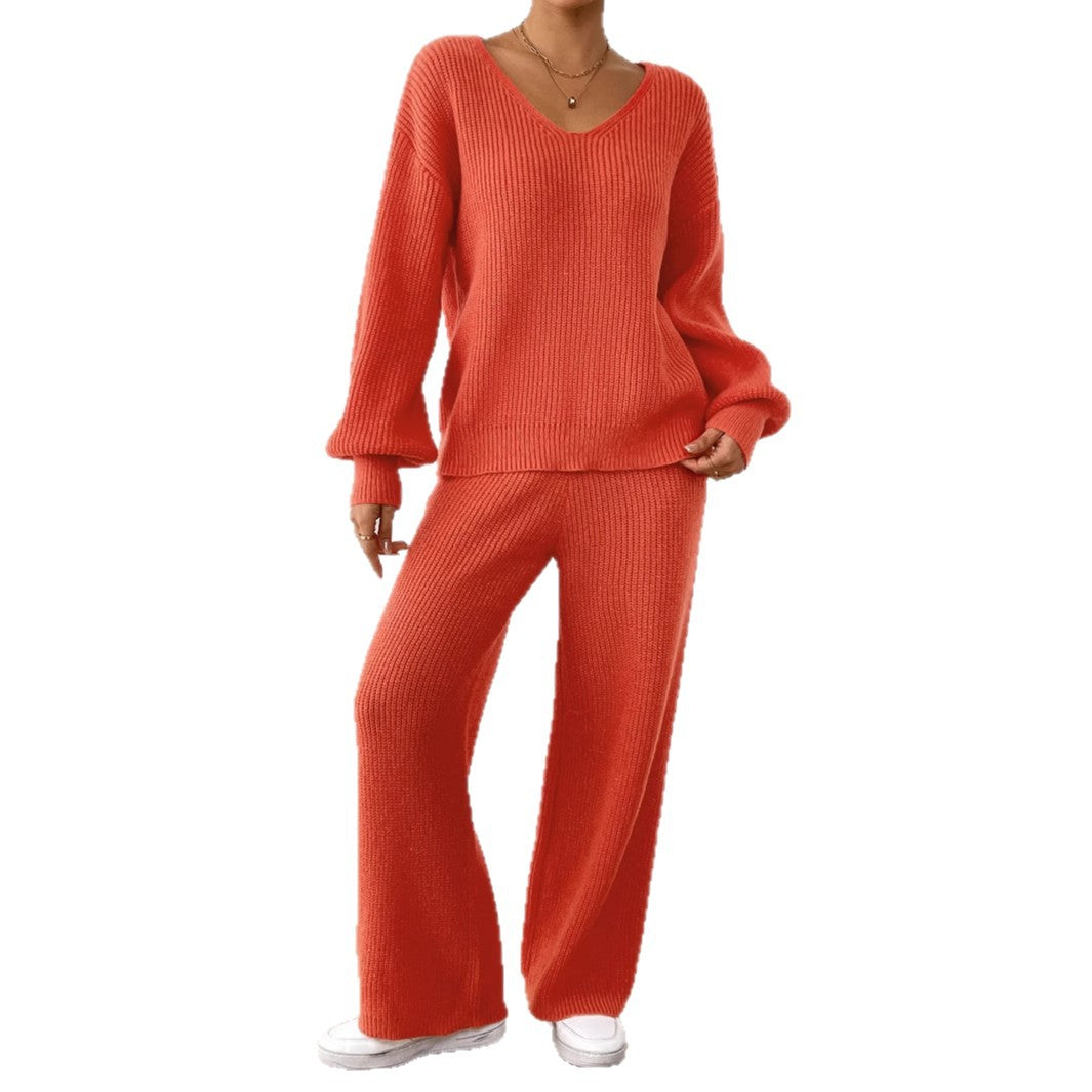 Women's Casual Fashion Wool Loose Solid Color Sweaters