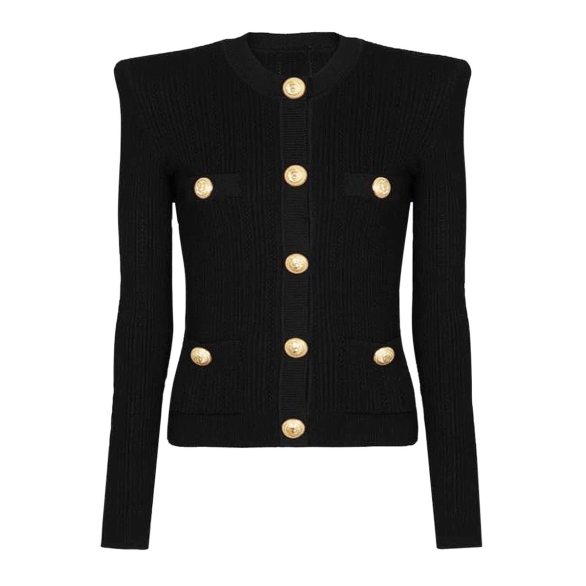 Women's Quality Long Sleeve Round Neck Hollow Cardigans