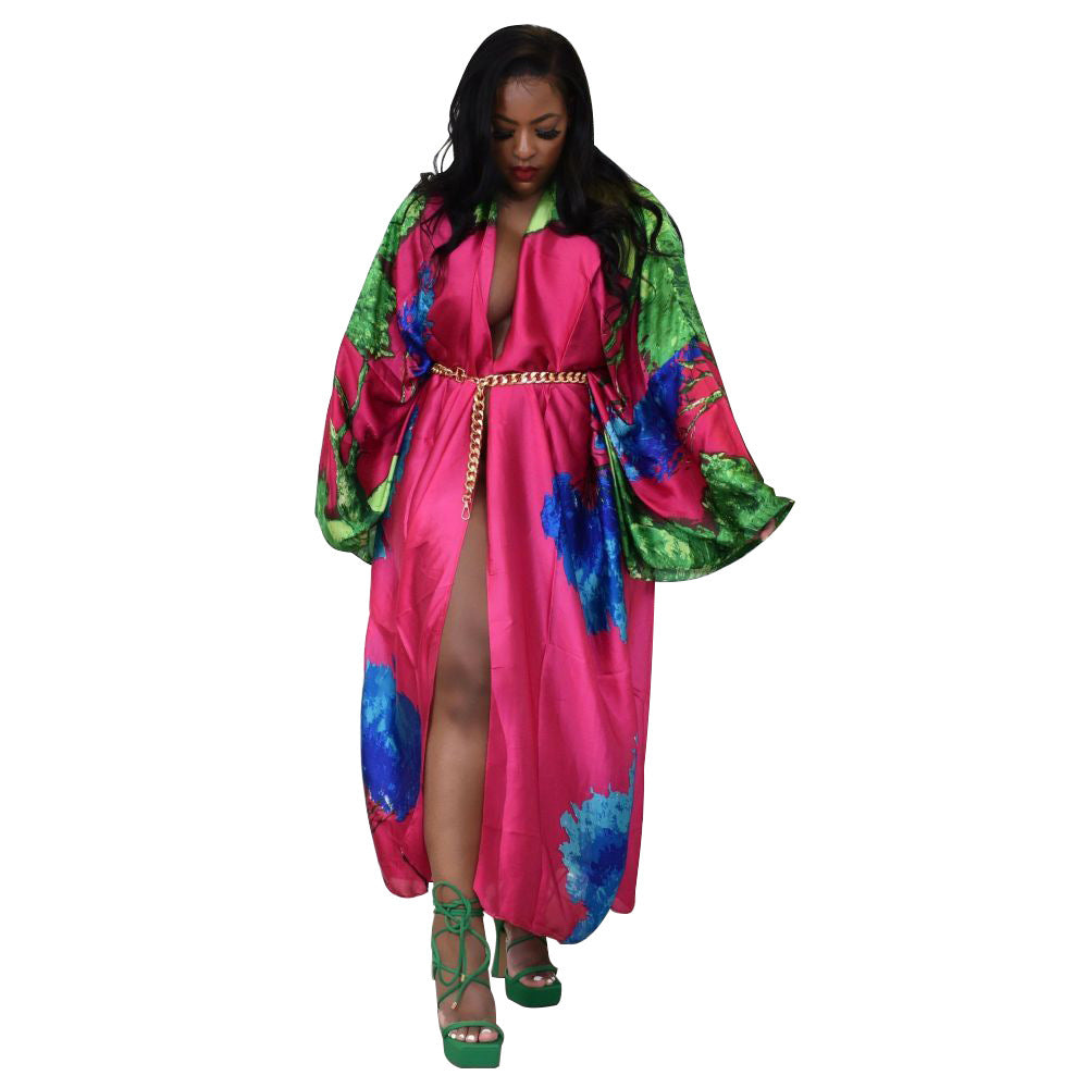 Women's Artificial Silk Fashion Casual Trench Coats