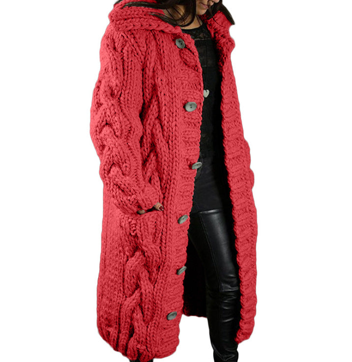 Women's Oversized Fashion Loose Pocket Hooded Sweaters