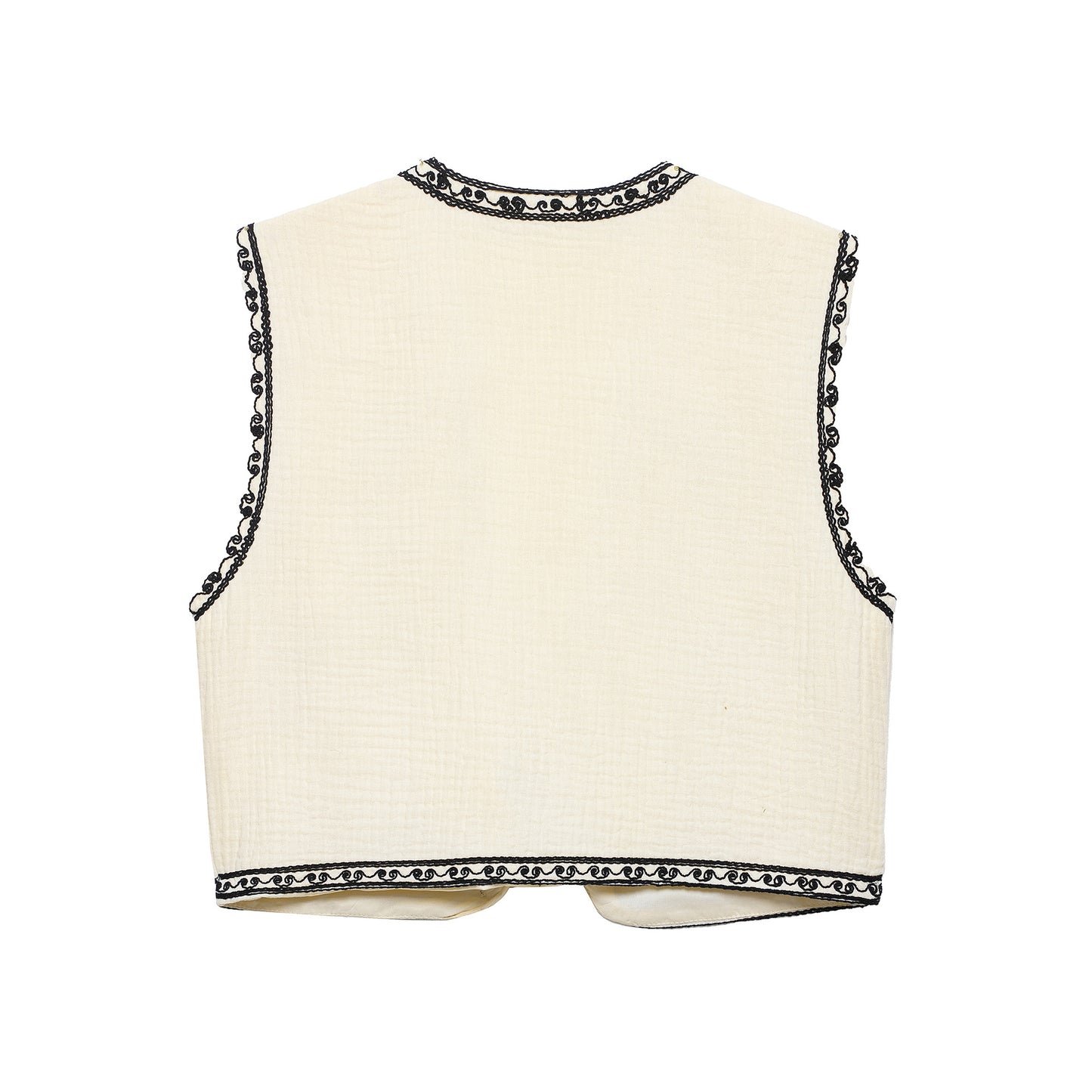 Pretty Cool Summer Embroidery Decorative Fashion Vests