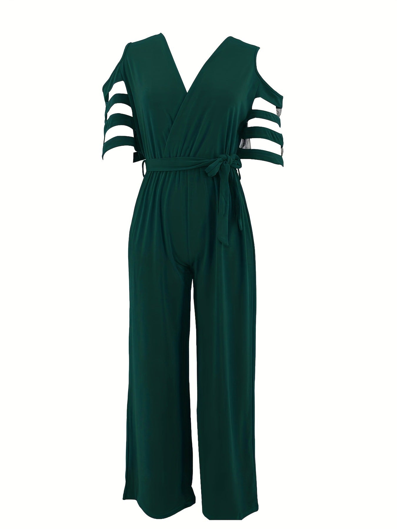 Women's Sexy Solid Color High Waist One-piece Pants