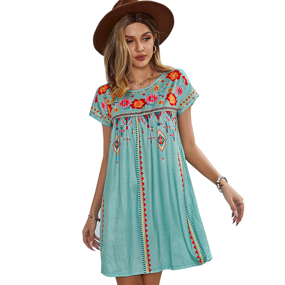 Versatile Design Leisure Holiday Dress Loose Dresses