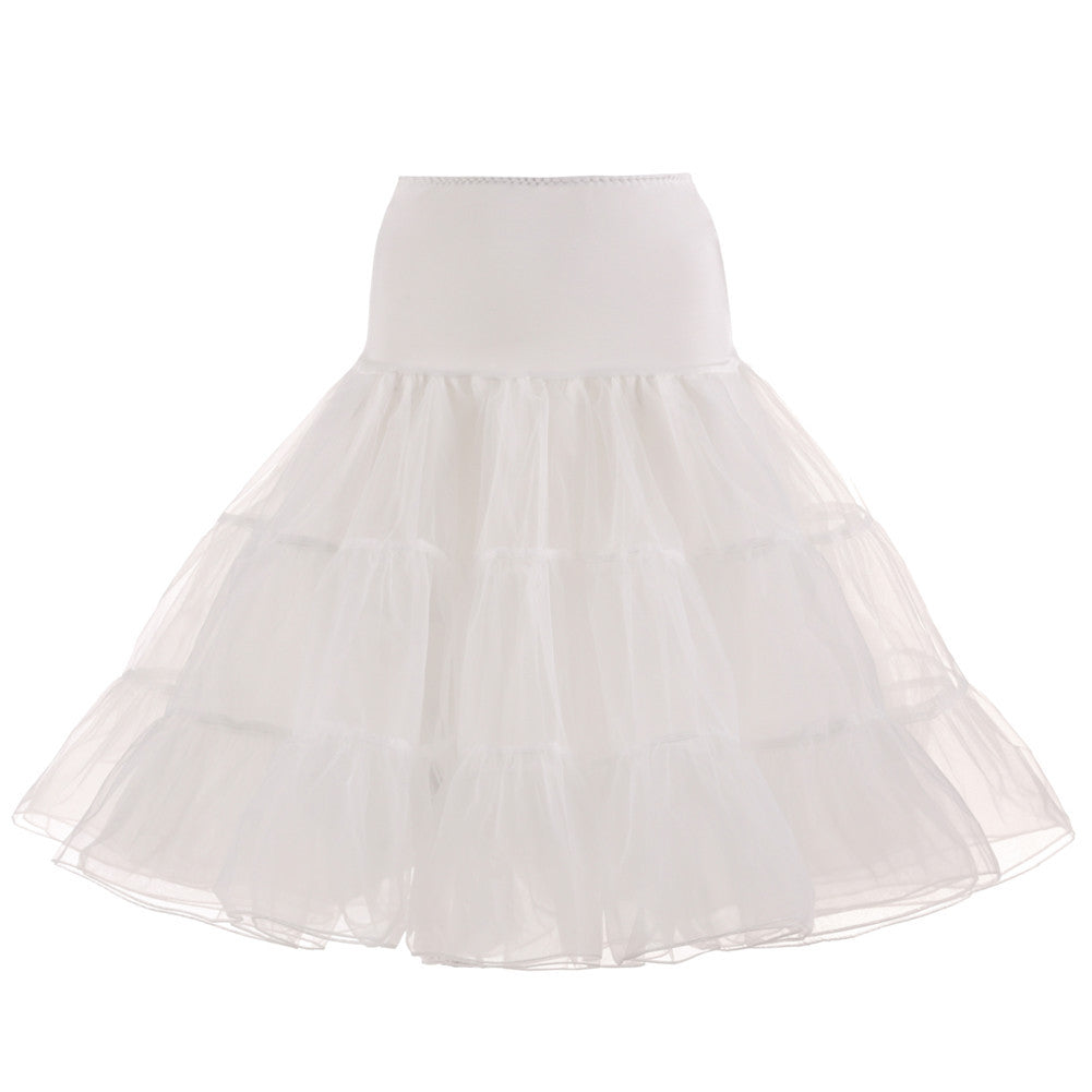 Boneless Gauze Crinoline Violent Color Slip Wedding Dresses