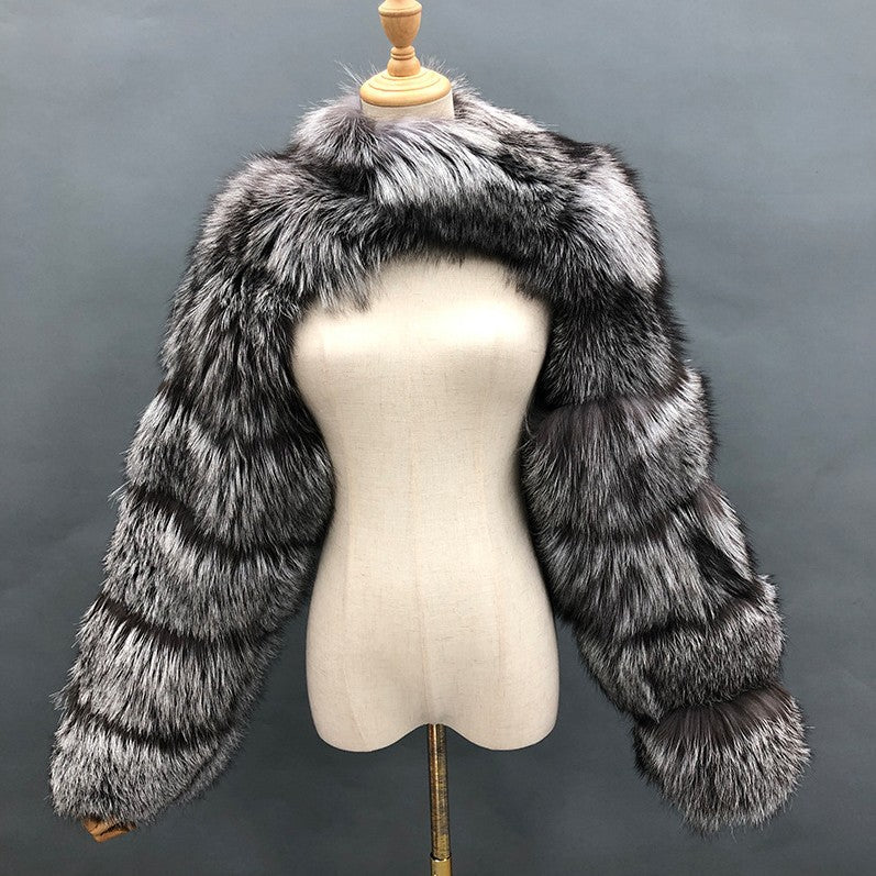 Women's Fur Artificial Imitation Fox Ultra Faux Coats
