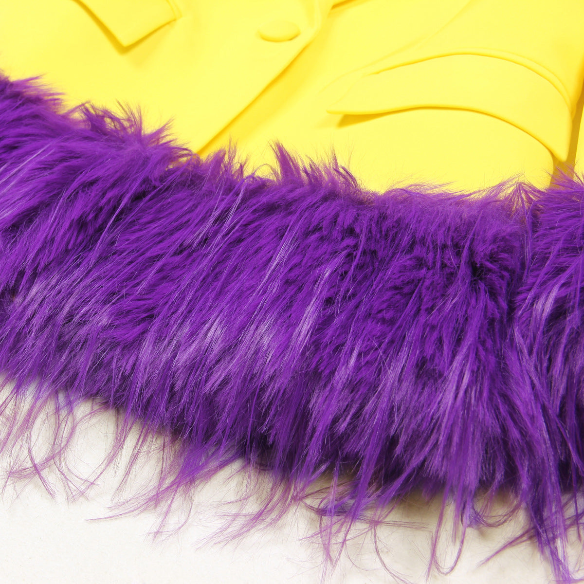 Women's Attractive Unique Detachable Feather Fashion Coats