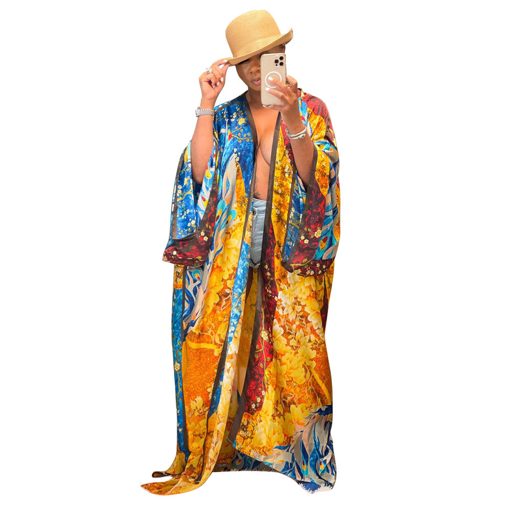 Women's Artificial Silk Fashion Casual Trench Coats