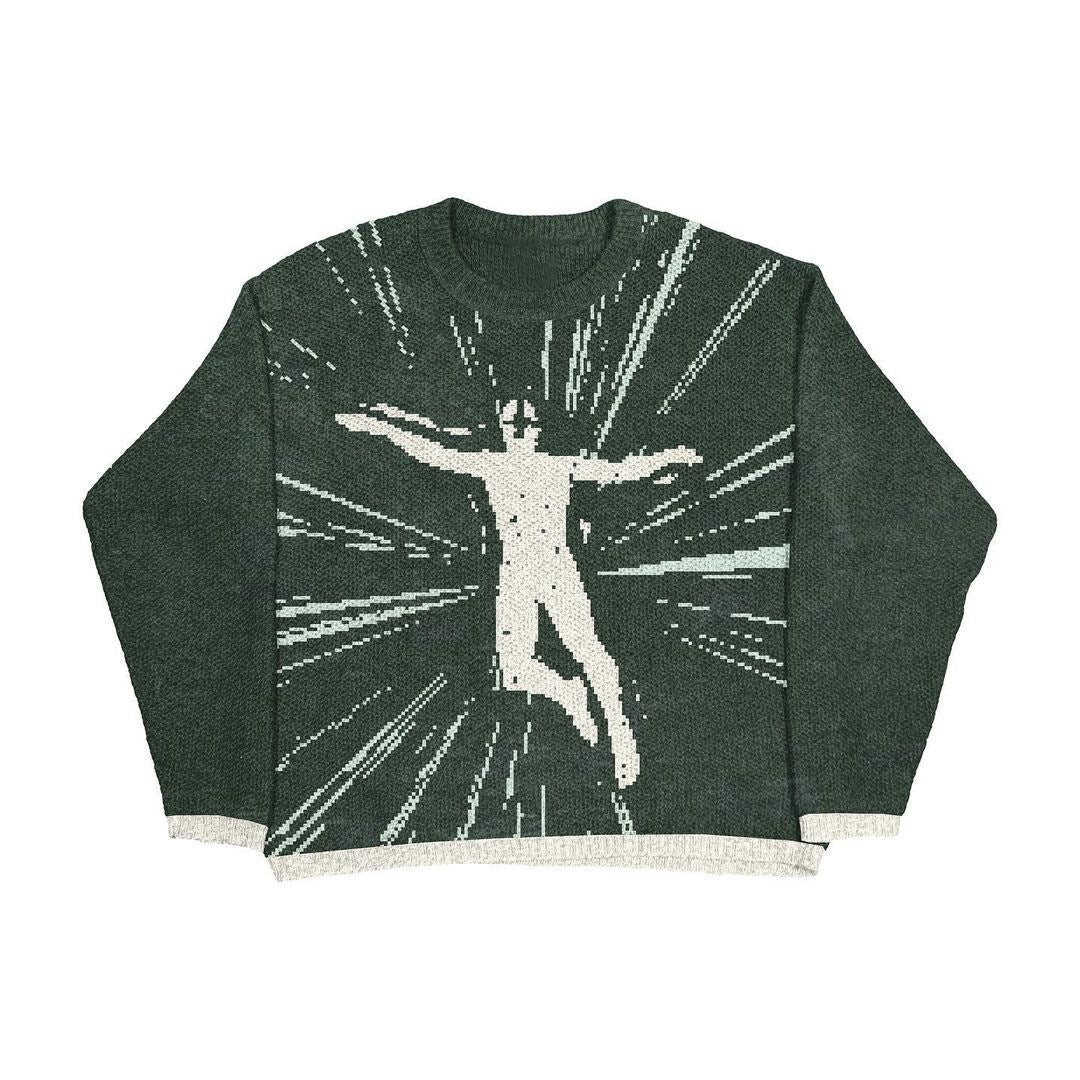 Women's Loose Pullover Personal Leisure Crew Neck Sweaters
