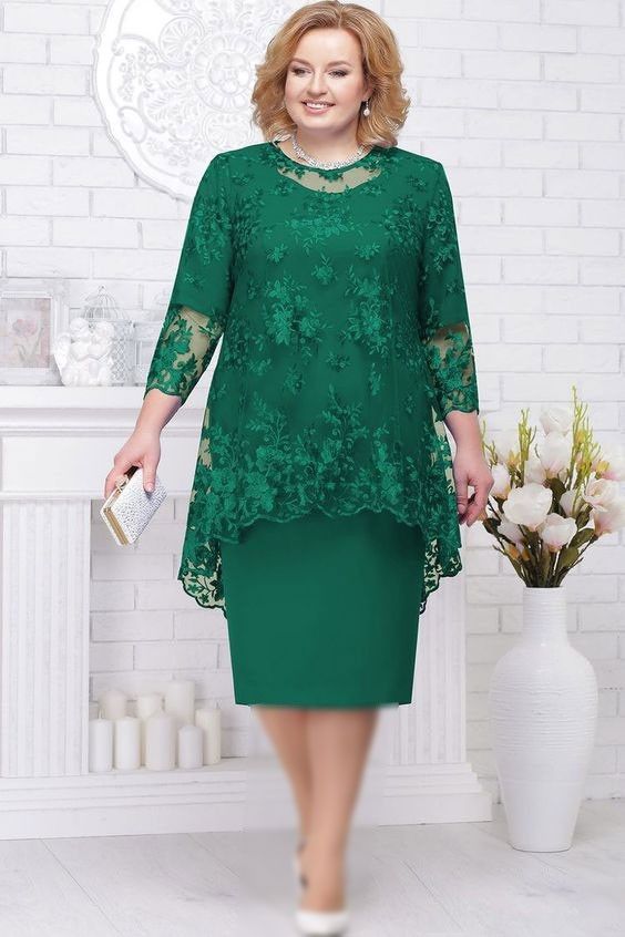 Women's Embroidery Two-piece Set Temperament Commute Slim Dresses