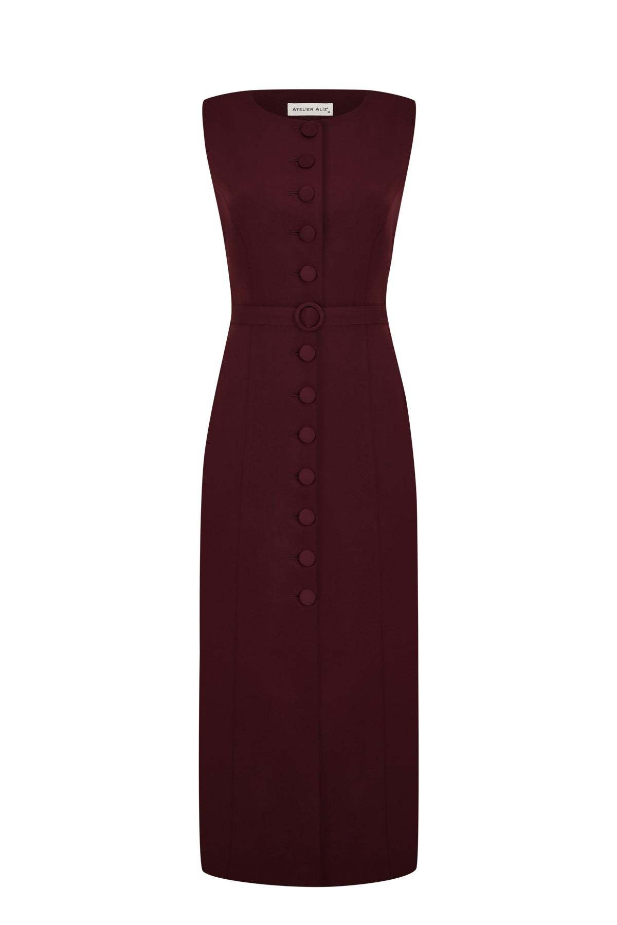 Summer Elegant Belt Slimming Commuting Dress Dresses