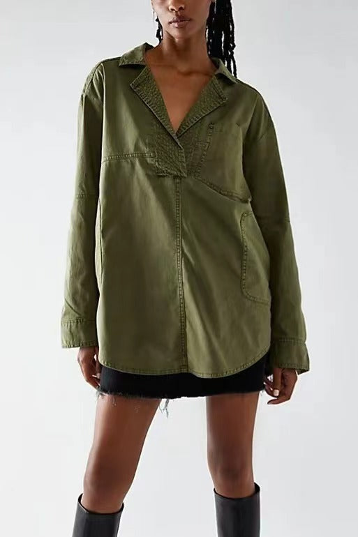 Glamorous Denim Long-sleeved Fashion Design Casual Jackets