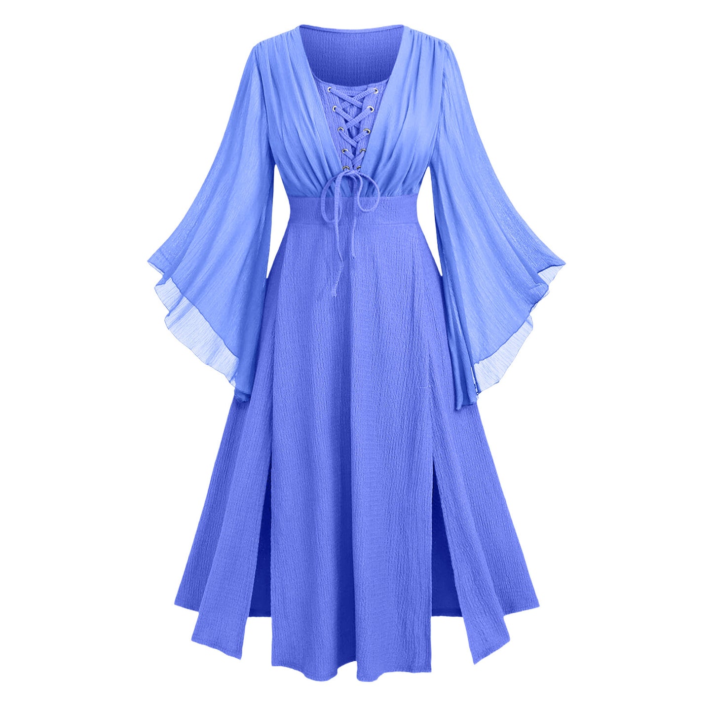 Autumn Slimming Chiffon Sleeve Mid-length Fat Dresses