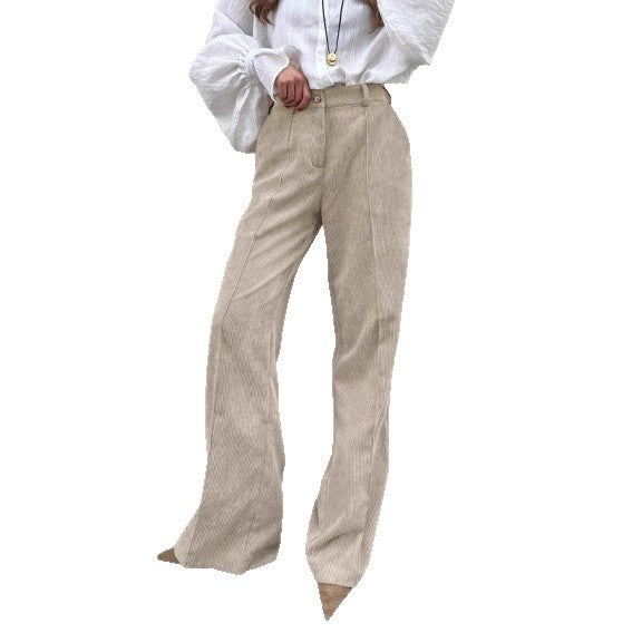 Women's Waist Slimming Casual Loose Fashion Outerwear Idle Style Pants