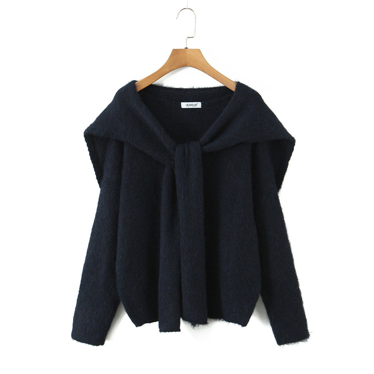 Women's Two-piece Set With Shawl Knitted Pullover Sweaters