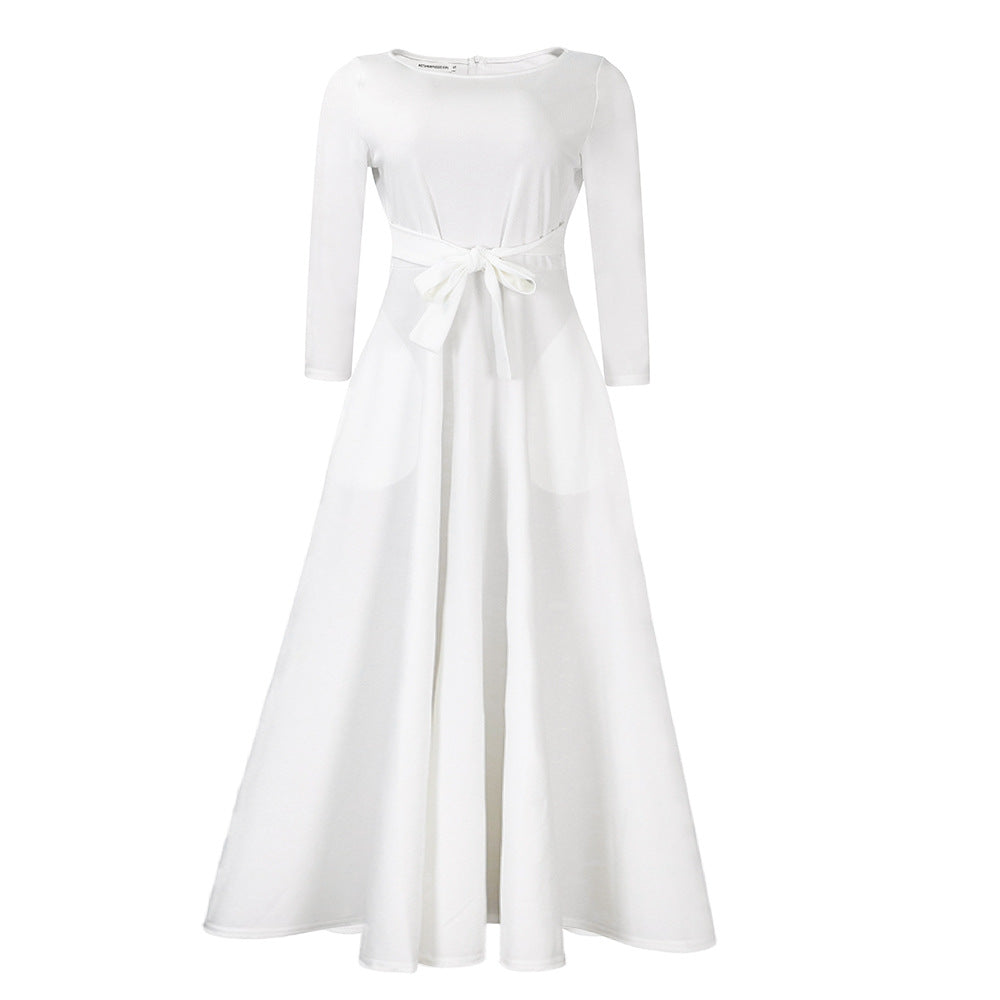Women's Fashion Elegant Tied Africa Maxi Dress Dresses