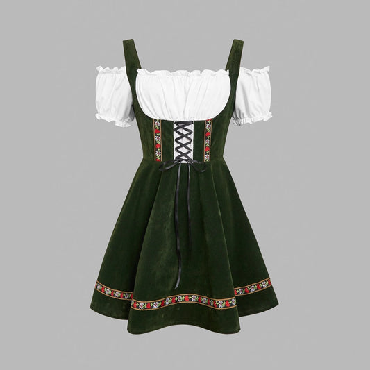 Women's German Beer Festival Traditional Bavarian Garden Dresses