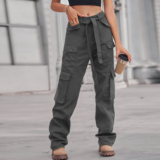 Glamorous Washed Denim Casual Working Trousers Jeans