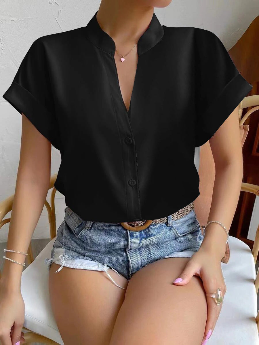 Women's Beautiful Popular Summer Simple Shirt Blouses