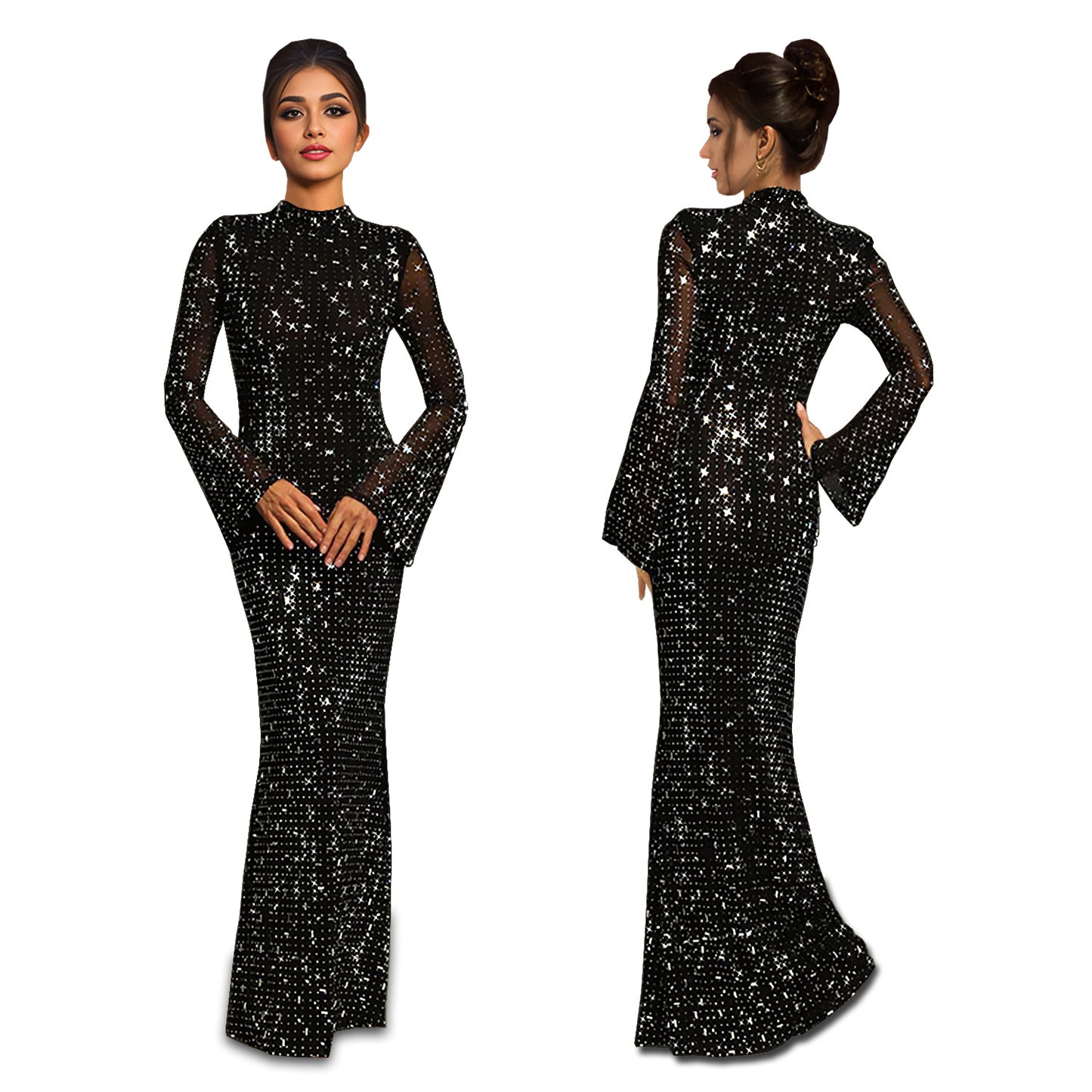 Women's Wear Slim Fit Sexy Long Sleeve Dresses